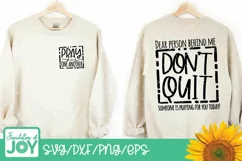 Dear person behind me svg, Bible Verse svg, Pray svg Product Image 3