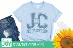 Jesus Varsity Letters svg, I am the way truth and life png Product Image 3