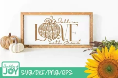Fall in Love with Jesus svg, Pumpkin svg, Autumn svg, Fall Product Image 3
