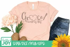 Grace Rewrote my story svg, Faith svg, Christian shirt svg Product Image 3