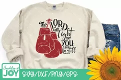 The Lord will fight for you svg, Bible Verse svg, Christian Product Image 2