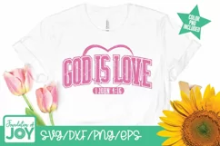 God is Love svg, Valentines's Day png, BIble Verse svg Product Image 6