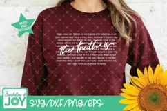 The truth is svg, Christian worship png, Praise and worship Product Image 4