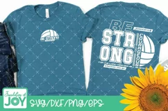 Christian Sports svg, Volleyball svg, Bible Verse svg Product Image 4