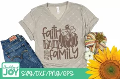 Faith Fall and Family svg, Christian Fall png Product Image 5