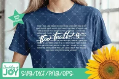 The truth is svg, Christian worship png, Praise and worship Product Image 5