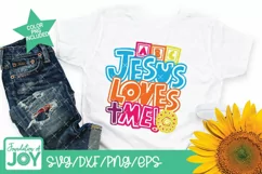 ABC Jesus Loves Me! svg, Christian Kids svg, Toddler svg Product Image 2