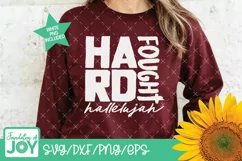 Hard fought hallelujah svg, Praise and worship music Product Image 5