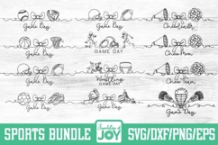 Sports Line Art Bundle, Continuous line art Product Image 1