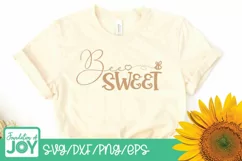 Bee kind quotes svg, Be sweet, Be Happy, Bee Yourself svg Product Image 4