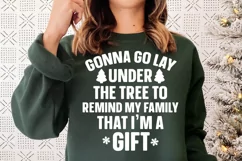 Christmas SVG, Funny Christmas SVG, Gonna Go Lay SVG Product Image 1
