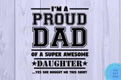Fathers Day Svg Father Svg Proud Dad Svg Funny Dad Svg Daddy Product Image 2