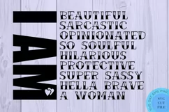 I Am Beautiful Svg Funny Sarcasm Svg Strong Woman Svg Woman Product Image 2