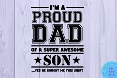 Fathers Day Svg Father Svg Proud Dad Svg Funny Dad Svg Daddy Product Image 2