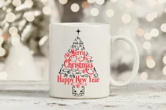 Merry Christmas and a Happy New Year SVG | Christmas SVG Product Image 5