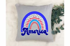 Fourth of July Rainbow SVG |Patriotic Rainbow SVG Product Image 3