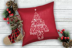 Merry Christmas and a Happy New Year SVG | Christmas SVG Product Image 3