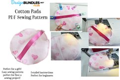 Cotton Pads DIY reusable sewing pattern bag accessories PDF Product Image 2