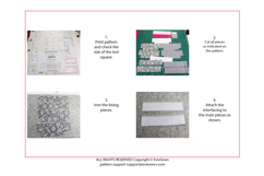 Unique Lace Zipper Sewing Pattern Easy Beginner PDF &amp; Video Product Image 5