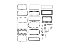 Name Plate Procreate Stamps Product Image 2