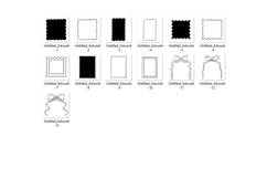 Postage Stamp Procreate Stamps Product Image 2