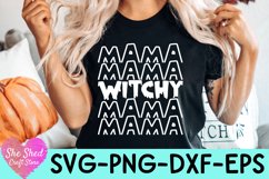 Witchy Mama SVG | Halloween Shirt Design | Witch Svg Product Image 1