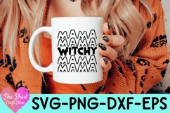 Witchy Mama SVG | Halloween Shirt Design | Witch Svg Product Image 4