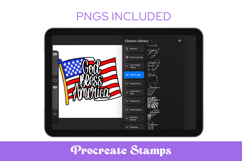 4th of July Procreate Stamps Product Image 1