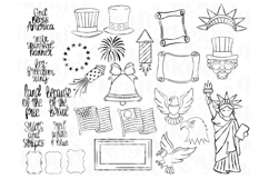 4th of July Procreate Stamps Product Image 2