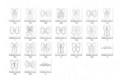 Ruffle Bow Procreate Brush Set Product Image 2