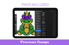 Mardi Gras Procreate Stamps Product Image 1
