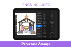 Nativity Scene Procreate Stamps Product Image 1