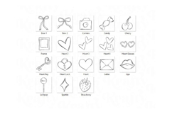 Valentine's Day Procreate Stamps Product Image 2