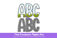 Faux Embroidery Alpha Set Product Image 2