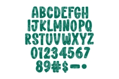 Valentine&#039;s Day Alphabet PNG Bundle, Faux Yarn Clipart Product Image 5