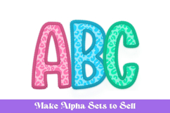 Faux Embroidery Alpha Set Product Image 5
