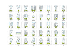 Faux Embroidery Alpha Set Product Image 6