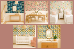 Wallpaper Surface Pattern Mockup Bundle Product Image 5