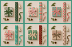 Christmas Wrapping Paper Mockup | Surface Pattern Mockup Product Image 4