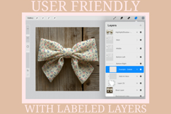 Farmhouse Hair Bow Mockup | Surface Pattern Mockup Product Image 3