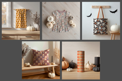 Minimalist Halloween Surface Pattern Mockup Bundle Product Image 4