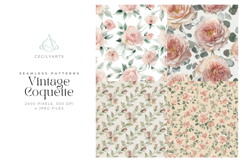 Vintage Coquette Seamless Patterns Product Image 1