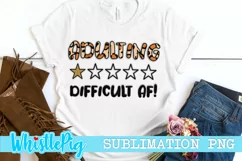 Funny Sublimation Adulting Sublimation Adulting Difficult AF Product Image 1