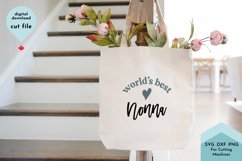 World's Best Nonna, mothers day Design svg Product Image 1
