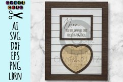 Mothers Day Laser File, SVG Mother's Day Gift, SVG File Product Image 1