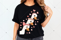 Funny Valentine Goose PNG, Cute Valentine Goose PNG, Pink Product Image 6