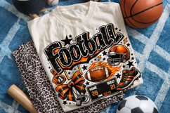 Football PNG, Football Mama PNG, Game Day PNG, Sports PNG Product Image 1