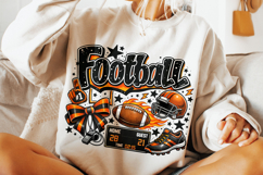 Football PNG, Football Mama PNG, Game Day PNG, Sports PNG Product Image 4