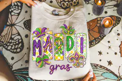 Mardi Gras PNG Sublimation, Fleur De Lis PNG, King Cake PNG Product Image 4