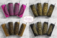 Golden Mandala Tumbler Wrap for Sublimation BUNDLE Product Image 2